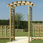 Wooden Arch Pergola for Entrance